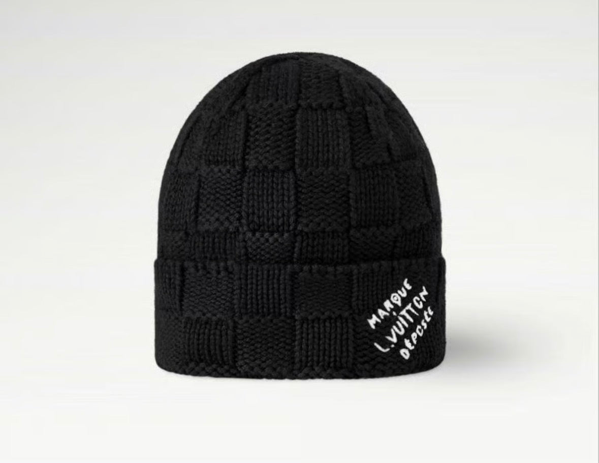 Bonnet Lou!s Vu!ttons Déposée Noir